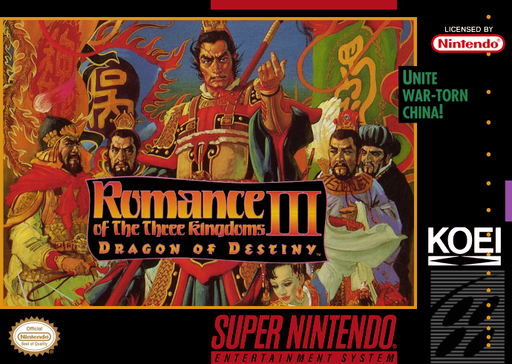 Romance of the Three Kingdoms III - Dragon of Destiny